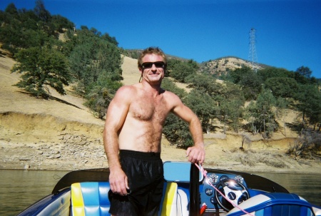 On my Boat at Lake Berryessa