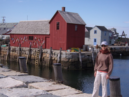 Judy (Russek) Renihan at Rockport, MA in May 2009