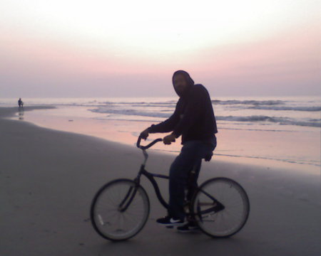 Ridin bikes at sunrise