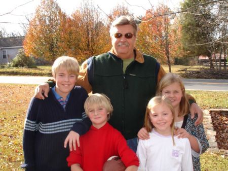 GRANDPA N 4 OF THE 6 GRANDKIDS