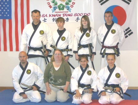 Group picture of blackbelts