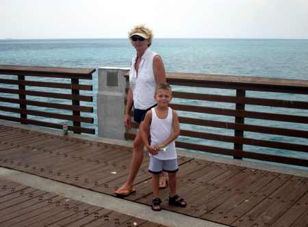 Juno Pier with Jacob, grandson