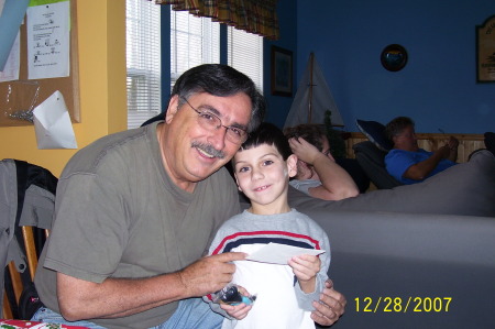 Grandpa (Ron) and Grandson Kyle