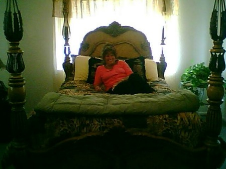 Me in Patricia's bed