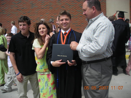 Matt at OSU graduation