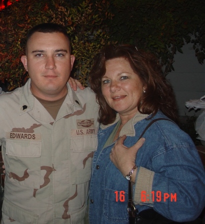 Our son Matt, home from Iraq