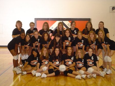 Nicole's 8th Grade Volleyball Team