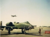 Launching an A-10 during Desert Storm, 1991