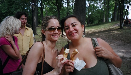 In Central Park with my best friend Kelly (August 2005)