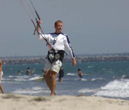 Kitesurfing Bellmont Shore 2005