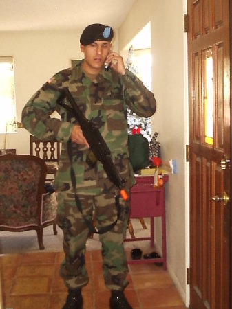 my little brother in the army