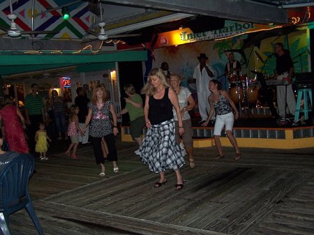 The Electric Slide!  Daytona Beach Shores, October, 2007