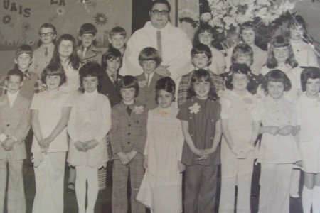 St-Lucie School 1st Communion Photo  1973?