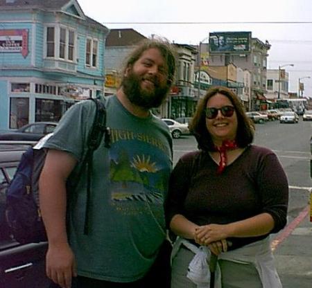 Karen and Ryan McLane in San Francisco, 2002