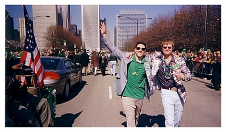 Jim and Chris Awadalla Chicago St. Pat's Parade