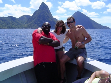 Honeymoon picture- St Lucia