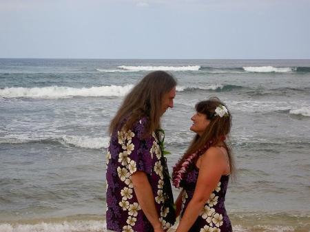 Renewing our wedding vows in Hawaii