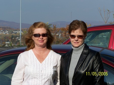 Debbie and Mary (my little sister) 2005