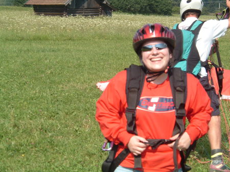 Paragliding in the Alps