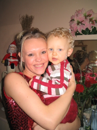 Delphine my daughter and grandson Nathan