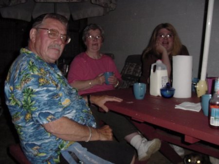 John , Frances and Holly