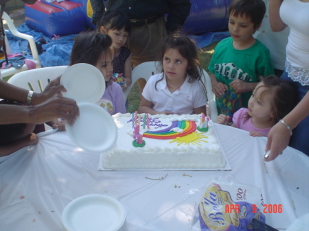 my daughter on her 5th Birthday (April 2006)