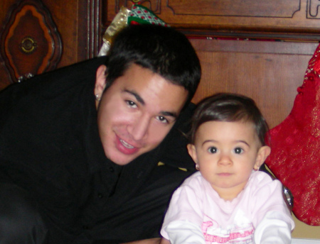 My son and grandaughter