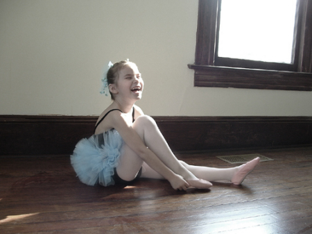 Ballerina Laughing