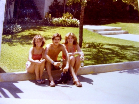 Me, Raul and Ali in Palm Springs in 1977