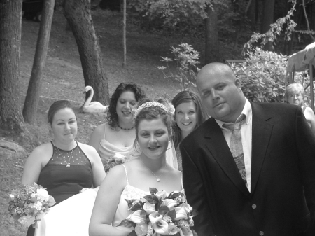 our wedding with friends