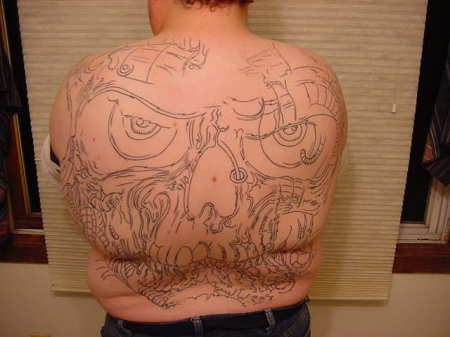 my back tattoo