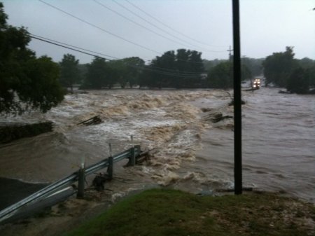 Flood in Belton Sept 2010