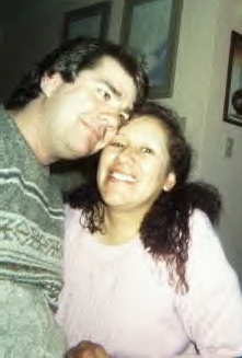 My wife Elizabeth and I, Christmas 2004