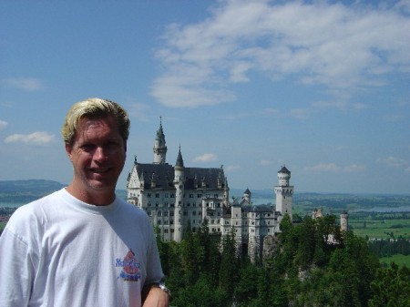 Tom in Germany at the Neuschwanstein Castle