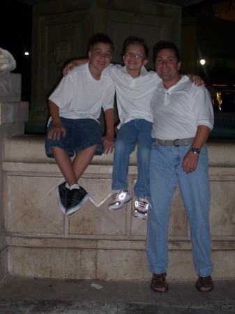 Husband Vito, Son Michael and nephew Frank