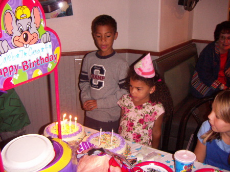 Caleb's 7th and Ciera's 4th birthday