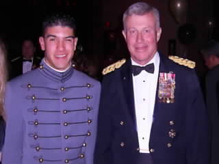 My Son Nathan and a 4 Star General
