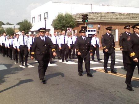 Scems marching in Stepahine's funeral