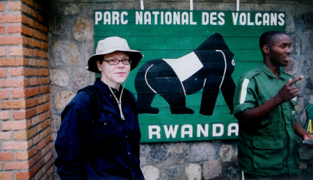 Hiking to see Gorillas in Rwanda, November 2005