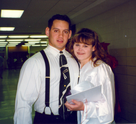 Me and my Cousin Carl on my graduation day!