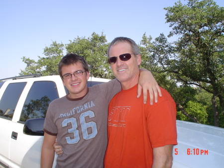 Darren with his Dad