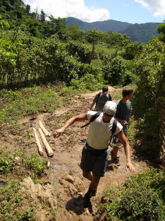 trekking in Laos