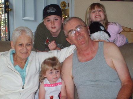 Stan, Me and grandchildren