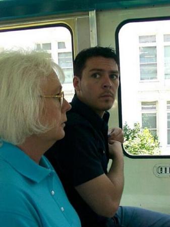 Seattle Monorail with my mom