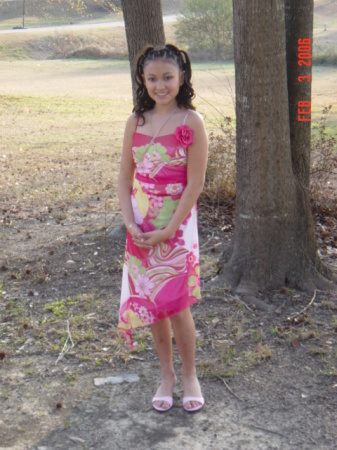 Amanda's First Semi-formal Valentines Dance 6th grade