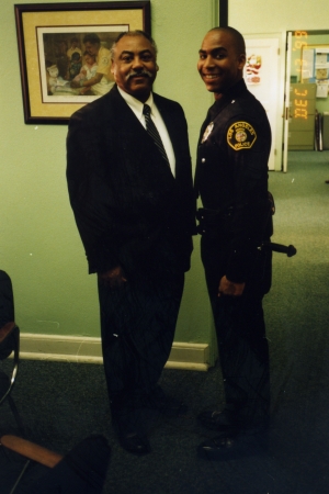 Police Officer Bee with Father.