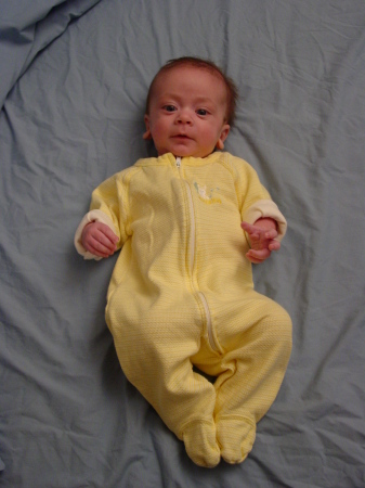 My nephew, Michael - 3 months, 3 weeks