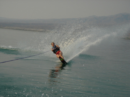 Waterskiing at Lake Mead