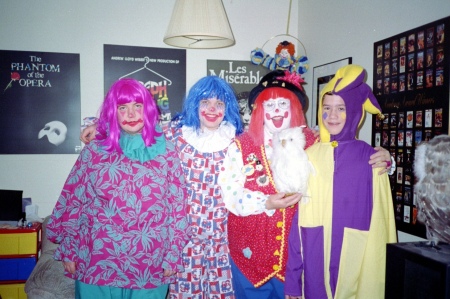  Four clowns