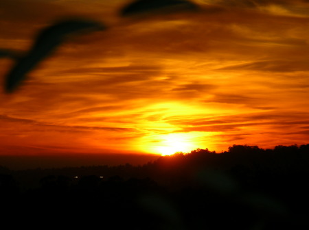 santa cruz sunset